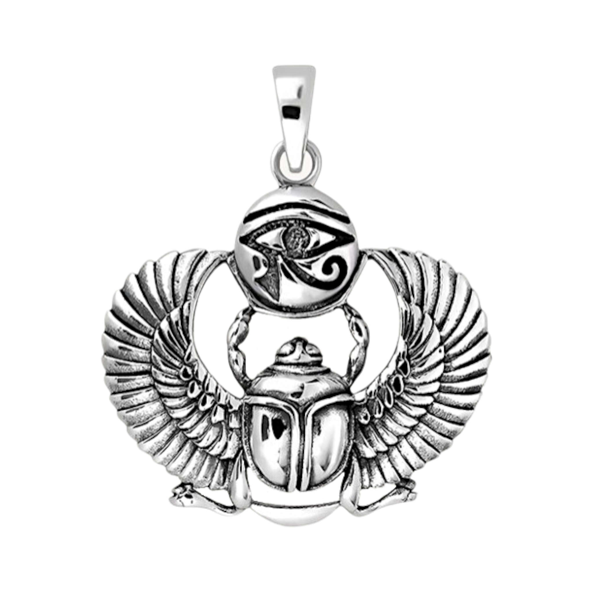 colgante-de-plata-diseno-escarabajo-egipcio-y-ojo-de-horus