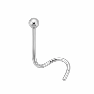 nostril oro blanco 14k bolita 1.5mm piercing nariz chile