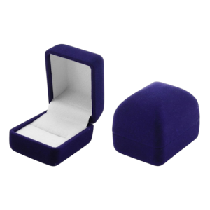 Caja de terciopelo para joyas "anillos" de 45x40mm